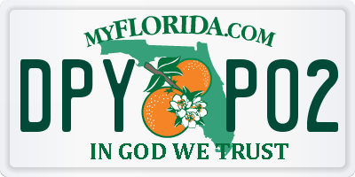 FL license plate DPYP02