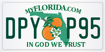 FL license plate DPYP95