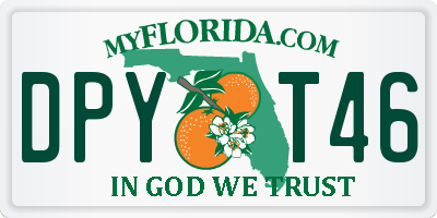 FL license plate DPYT46