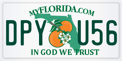 FL license plate DPYU56