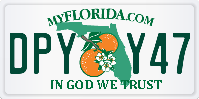 FL license plate DPYY47
