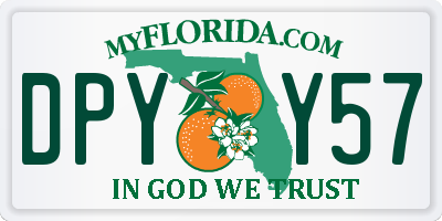 FL license plate DPYY57