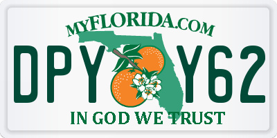FL license plate DPYY62