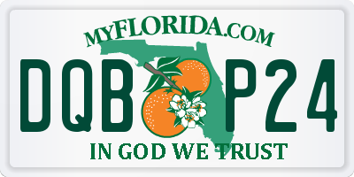 FL license plate DQBP24