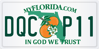 FL license plate DQCP11