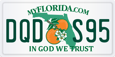 FL license plate DQDS95