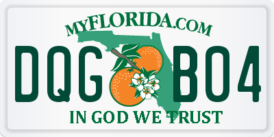 FL license plate DQGB04