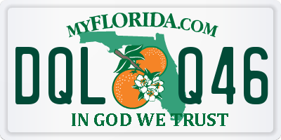 FL license plate DQLQ46