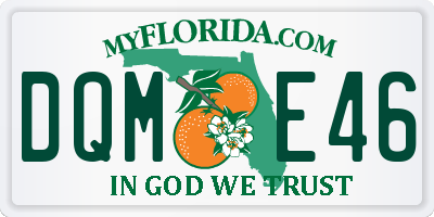 FL license plate DQME46