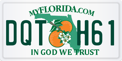 FL license plate DQTH61