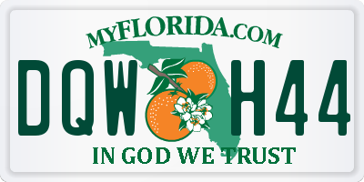 FL license plate DQWH44