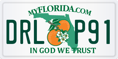 FL license plate DRLP91