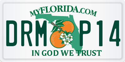 FL license plate DRMP14