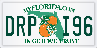 FL license plate DRPI96