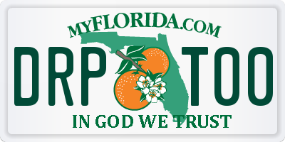 FL license plate DRPT00