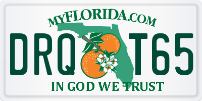 FL license plate DRQT65