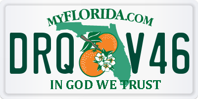FL license plate DRQV46