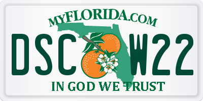 FL license plate DSCW22