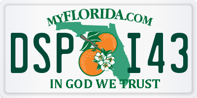 FL license plate DSPI43