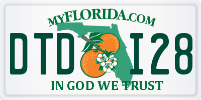 FL license plate DTDI28