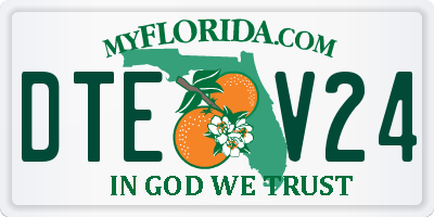 FL license plate DTEV24