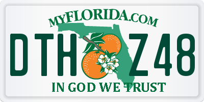 FL license plate DTHZ48