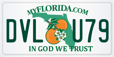 FL license plate DVLU79