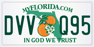 FL license plate DVVQ95