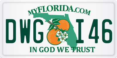 FL license plate DWGI46