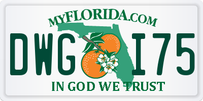 FL license plate DWGI75