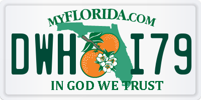 FL license plate DWHI79
