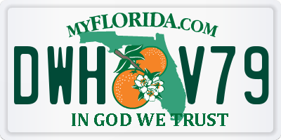FL license plate DWHV79