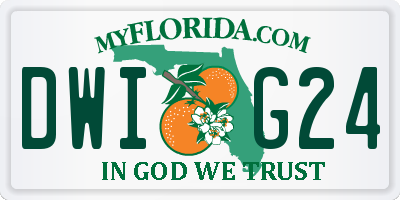 FL license plate DWIG24