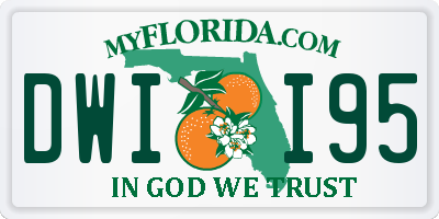 FL license plate DWII95