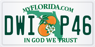 FL license plate DWIP46