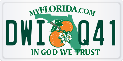 FL license plate DWIQ41