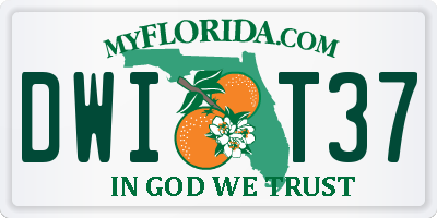 FL license plate DWIT37