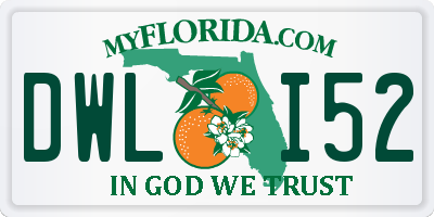 FL license plate DWLI52
