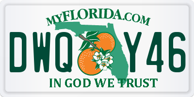 FL license plate DWQY46