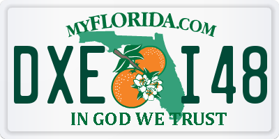 FL license plate DXEI48