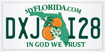 FL license plate DXJI28