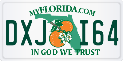 FL license plate DXJI64