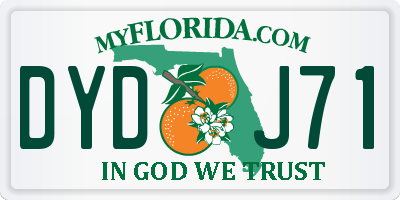 FL license plate DYDJ71