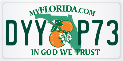 FL license plate DYYP73