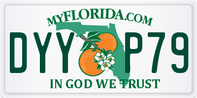 FL license plate DYYP79