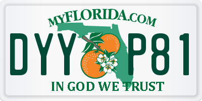 FL license plate DYYP81