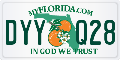 FL license plate DYYQ28
