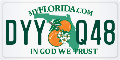FL license plate DYYQ48