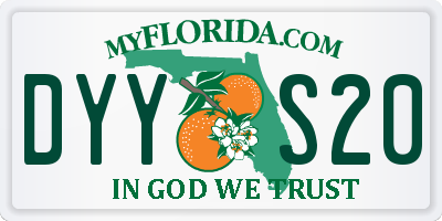 FL license plate DYYS20