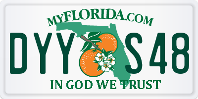 FL license plate DYYS48